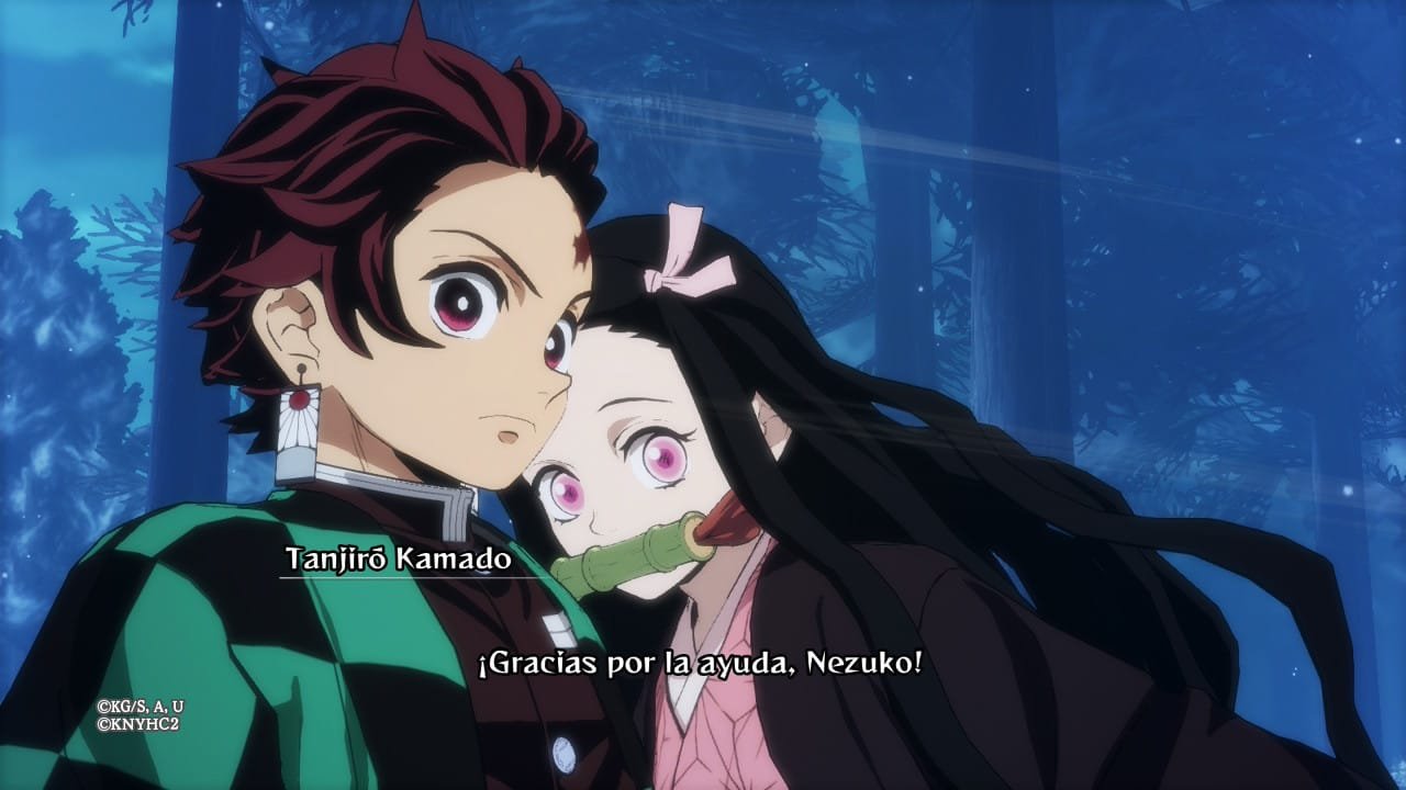 Nezuko y Tanjiro hacen el mejor equipo