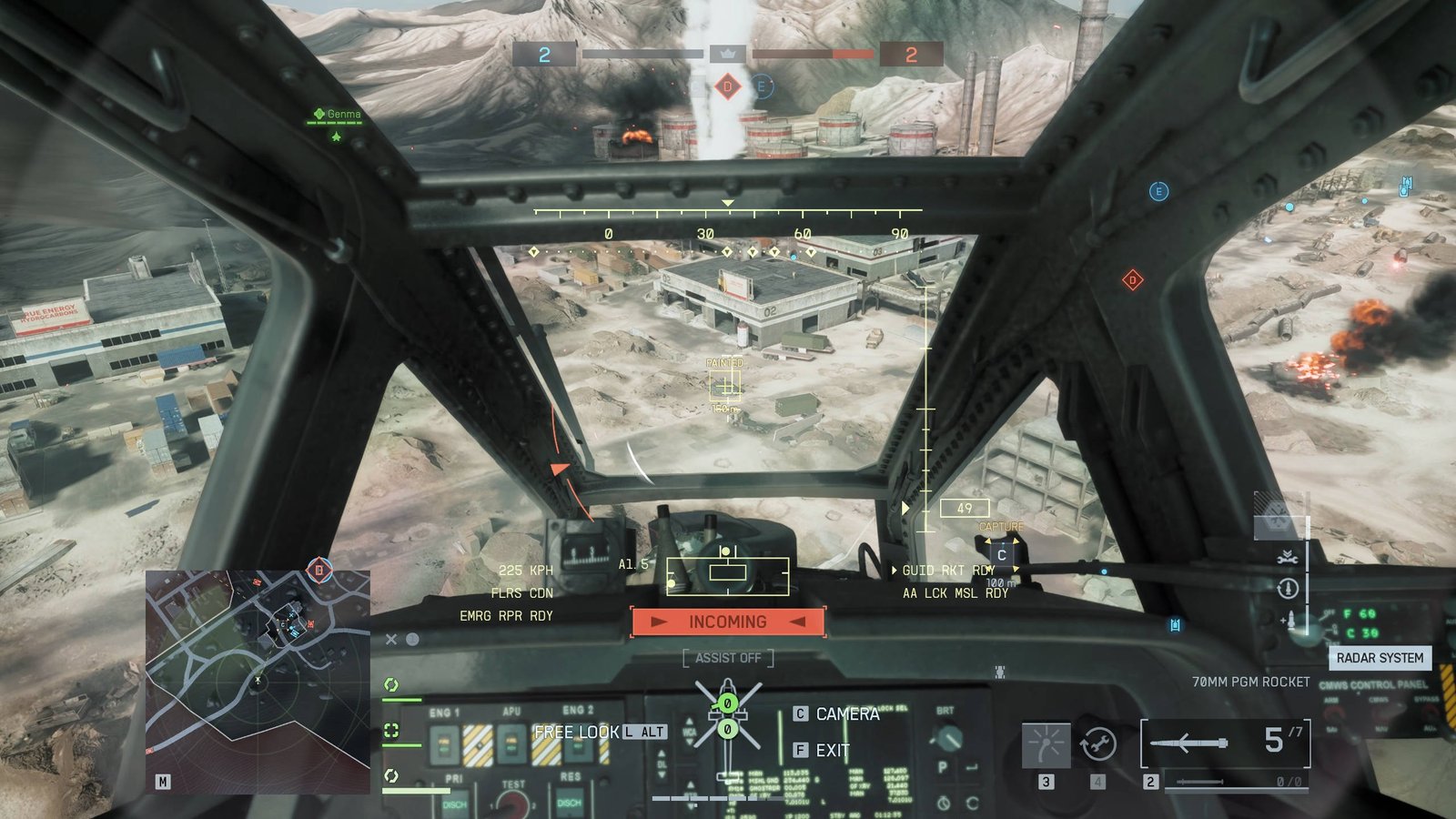 Ni detrás de un acorazado estás seguro