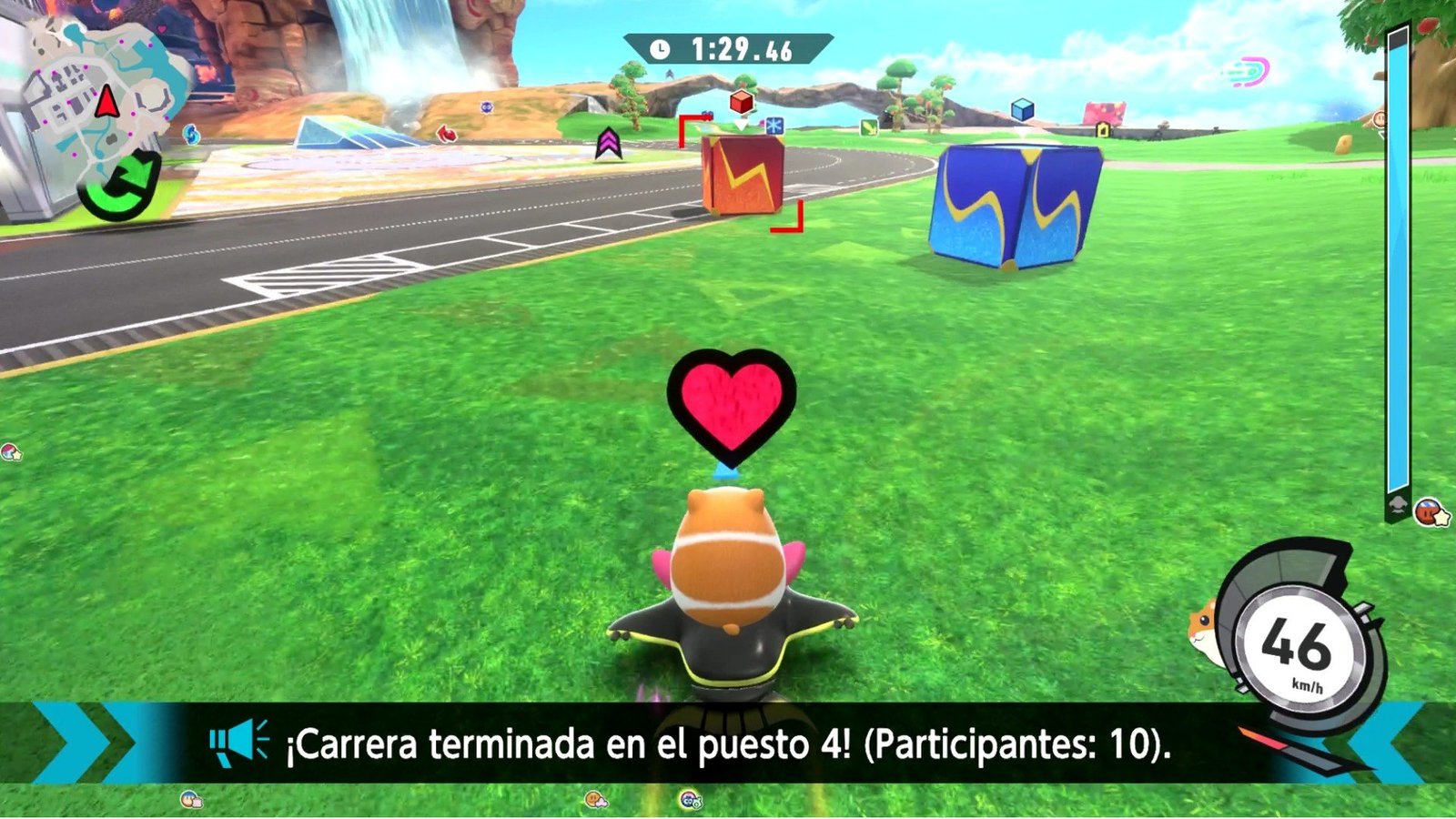 Imágenes del nuevo modo de Kirby Air Riders