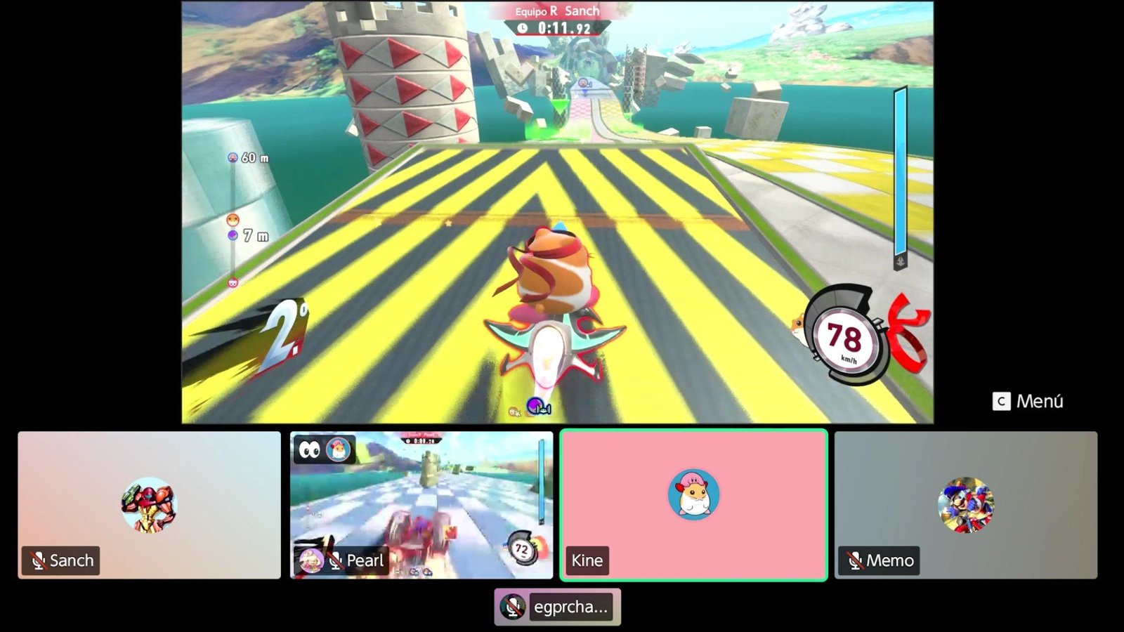 Modo en línea de Kirby Air Riders